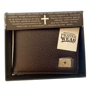 Steeltime Men's The Lord's Prayer Bifold Wallet